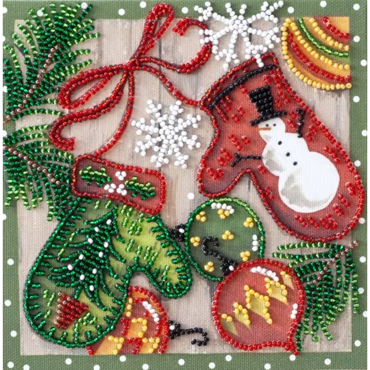 Mini-Perlenstick-Set - Feiertags-Quiz 15x15 cm AAM-201