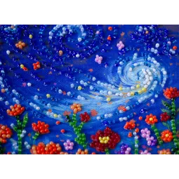 Мини-набор для вышивания бисером «Сон в летнюю ночь» 15x15 см AAM-264