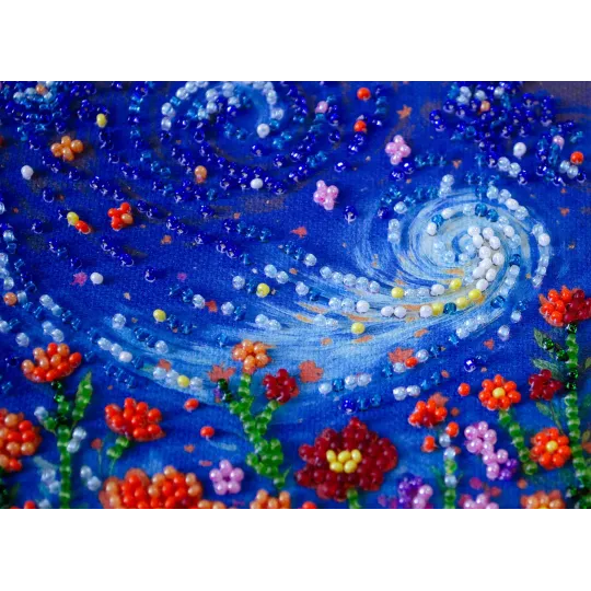 Mini kit de broderie de perles "Le Songe d'une Nuit d'Été" 15x15 cm AAM-264