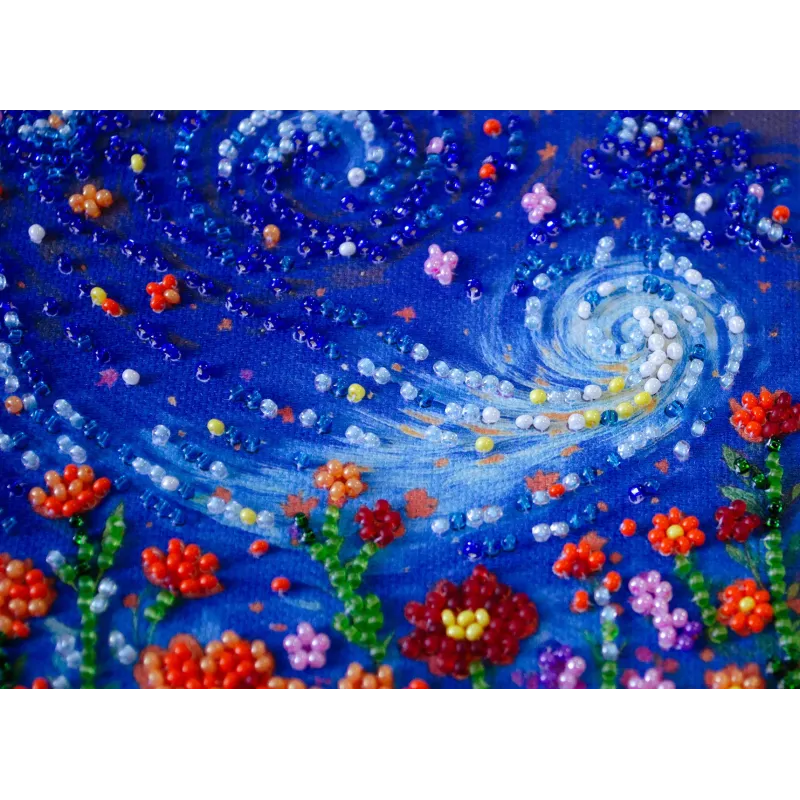 Mini kit de broderie de perles "Le Songe d'une Nuit d'Été" 15x15 cm AAM-264