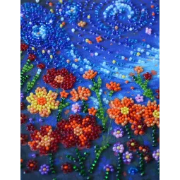 Mini-Perlenstickpackung "Ein Sommernachtstraum" 15x15 cm AAM-264