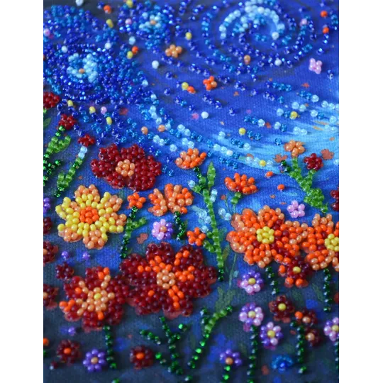 Mini kit de broderie de perles "Le Songe d'une Nuit d'Été" 15x15 cm AAM-264