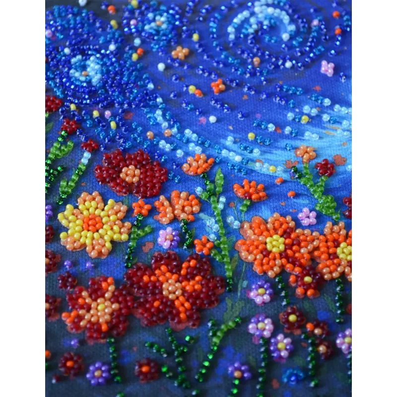 Mini kit de broderie de perles "Le Songe d'une Nuit d'Été" 15x15 cm AAM-264