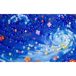 Mini kit de broderie de perles "Le Songe d'une Nuit d'Été" 15x15 cm AAM-264