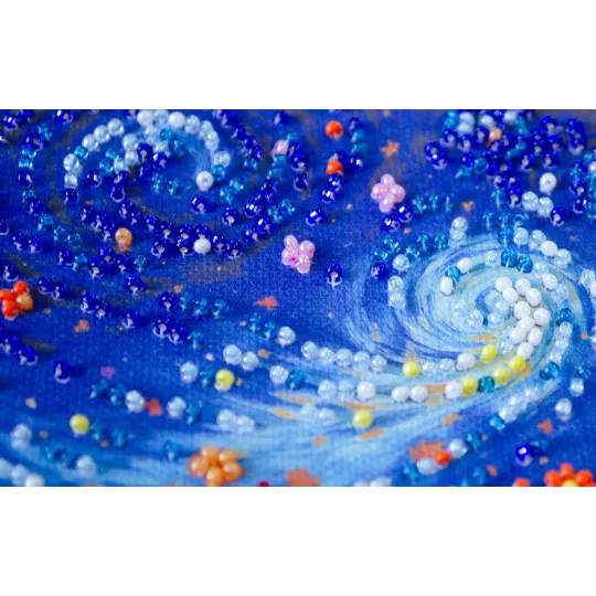 Mini kit de broderie de perles "Le Songe d'une Nuit d'Été" 15x15 cm AAM-264