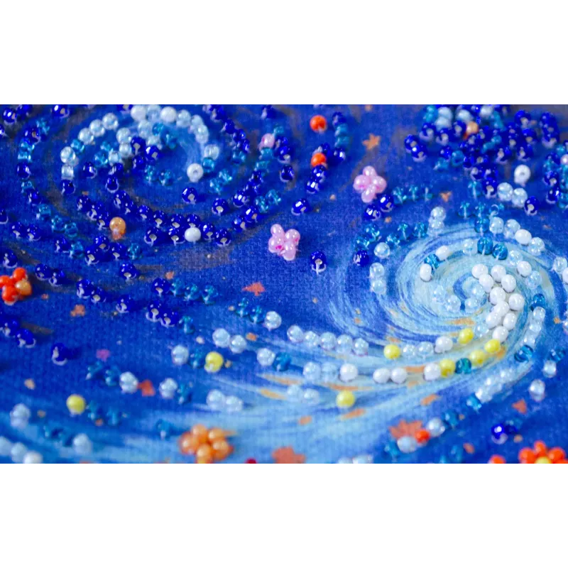 Mini kit de broderie de perles "Le Songe d'une Nuit d'Été" 15x15 cm AAM-264