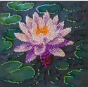 Kit de broderie de perles Mini "Nénuphar" 15x15 cm AAM-262