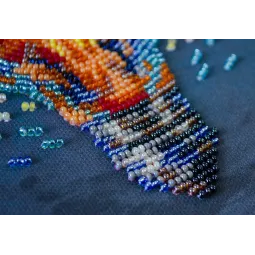 Mini Bead embroidery kit "Bring the light" 15x15 cm AAM-260