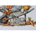 Kits de point de croix "Carottes gratuites" 20x18 cm AAH-288