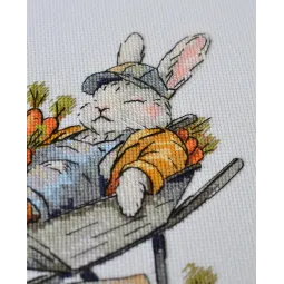 Cross-stitch kits "Free carrots" 20x18 cm AAH-288