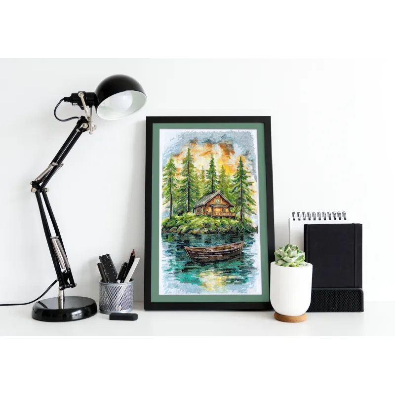 Kits de point de croix "Silence dans la forêt" 20x35 cm AAH-286