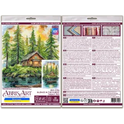 Kreuzstich-Sets "Stille im Wald" 20x35 cm AAH-286