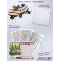 Kits de point de croix "Silence dans la forêt" 20x35 cm AAH-286