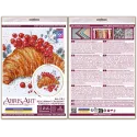 Kits de point de croix "Croissant de groseille" 20x20 cm AAH-285