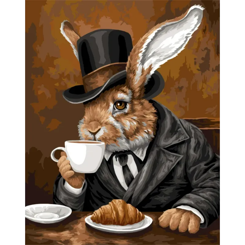 Набор для рисования по номерам "Утренний чай" 40x50 см W040 0525