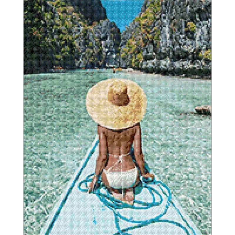 (D) Entdecke das Paradies 40*50 WD3048