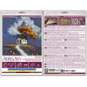 Mini kit de broderie de perles "Cottage Beneath the Clouds" AAM-263