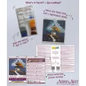 Mini kit de broderie de perles "Cottage Beneath the Clouds" AAM-263