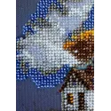 Mini kit de broderie de perles "Cottage Beneath the Clouds" AAM-263