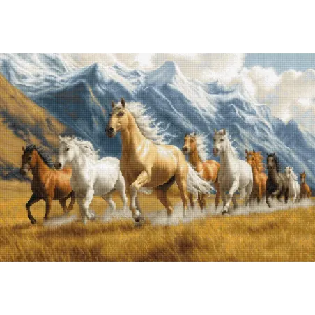 Cross Stitch Kit "Free Spirit" 30x20cm SG704