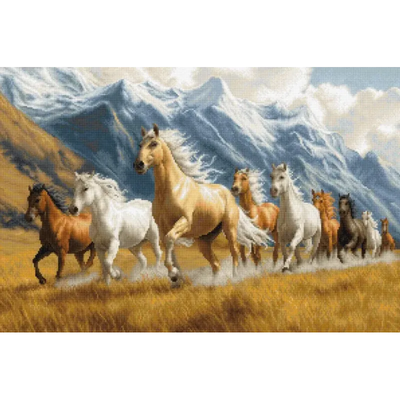 Набор для вышивания крестом "Free Spirit" 30x20см SG704