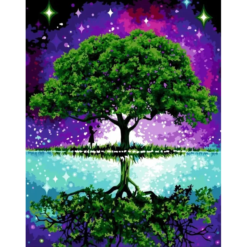 Malen nach Zahlen Kit "Baum des Lebens" 40x50 cm R069 0425