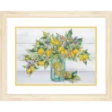 Kreuzstich-Set "Zitronenglas" 35x25 cm D70-35442
