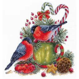 Cross stitch kit "Winter talking" SNV-838