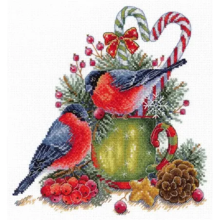 Kreuzstich-Set „Wintergespräch“ SNV-838