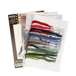 Набор для вышивания крестиком «Зимний разговор» SNV-838