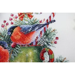 Cross stitch kit "Winter talking" SNV-838