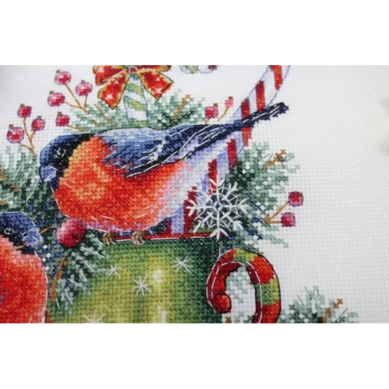 Kreuzstich-Set „Wintergespräch“ SNV-838