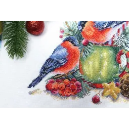 Cross stitch kit "Winter talking" SNV-838