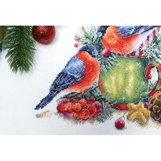 Kreuzstich-Set „Wintergespräch“ SNV-838