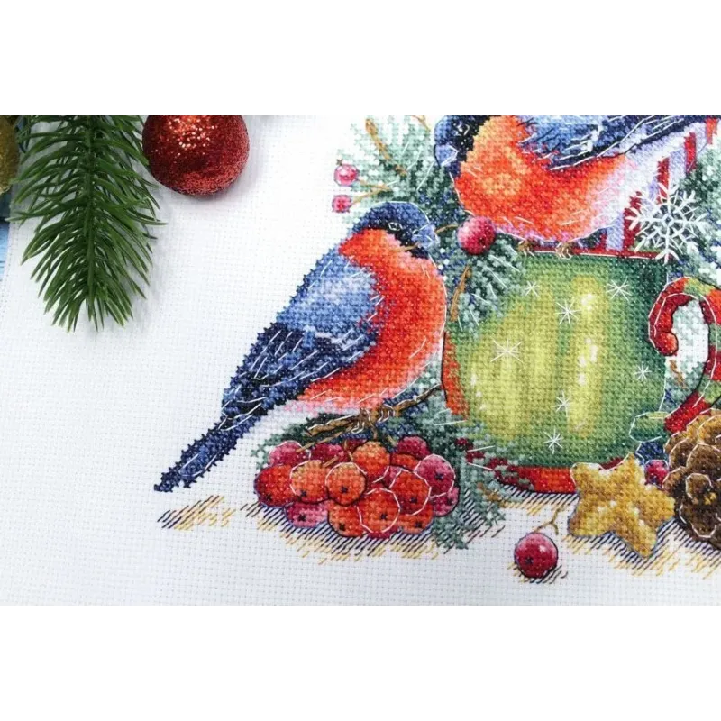 Kreuzstich-Set „Wintergespräch“ SNV-838