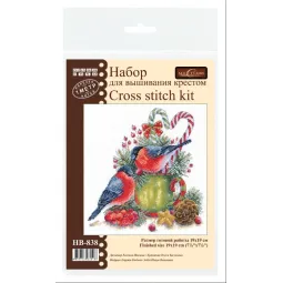 Cross stitch kit "Winter talking" SNV-838