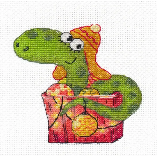 Kryželiu siuvinėjimo rinkinys "Snake-1" S1635