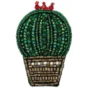 Cross stitch kit KLART "Brooch. Cactus" KL10-005