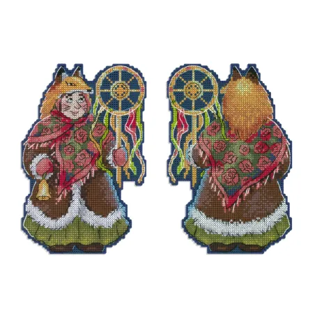 Kreuzstich-Set "Weihnachtslieder. Die Füchse-Tante" SR-966