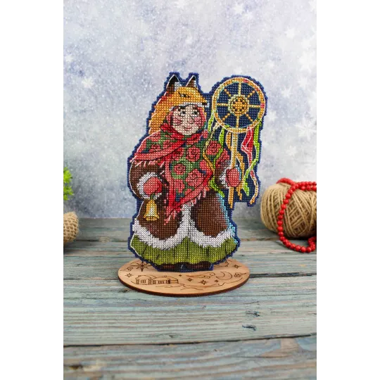 Набор для вышивания крестиком "Рождественские песнопения. Тётушка лисица" SR-966