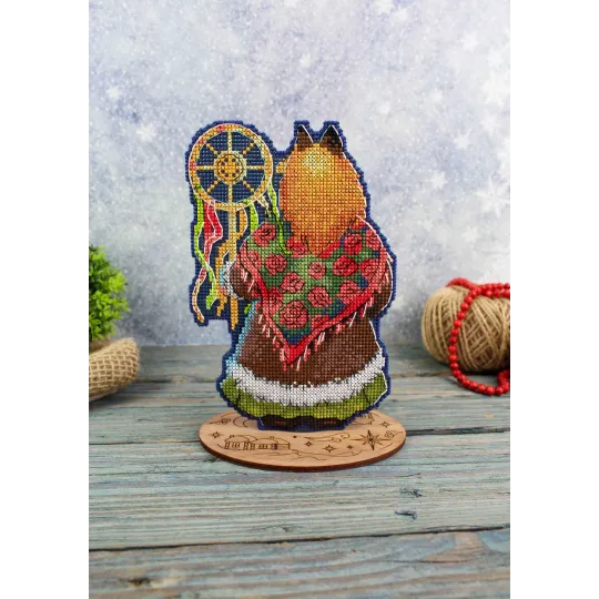 Набор для вышивания крестиком "Рождественские песнопения. Тётушка лисица" SR-966