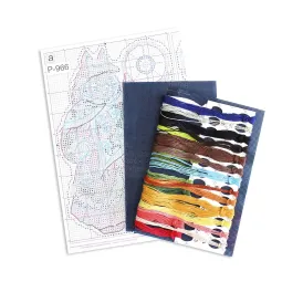 Kit de point de croix "Chants de Noël. La renarde Tante" SR-966