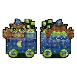 Набор для вышивания крестом "Волшебная карета" SR-932