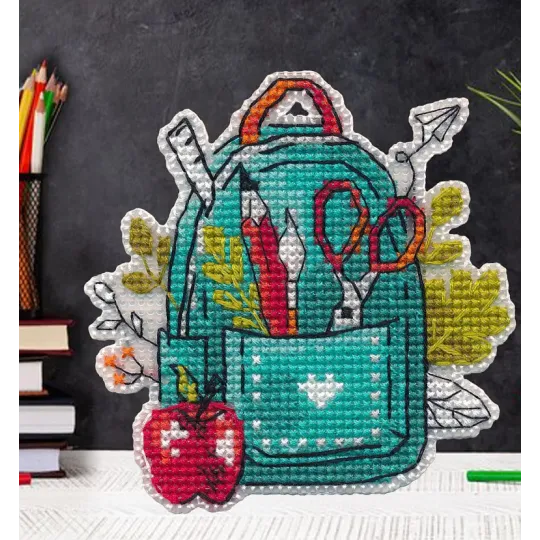 Kreuzstich-Set "Magnet. Rucksack" 8,4×8,7 cm  S1655