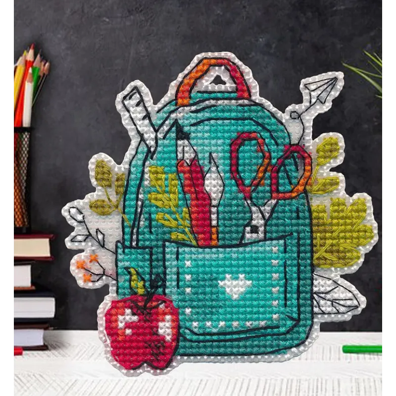 Kreuzstich-Set "Magnet. Rucksack" 8,4×8,7 cm  S1655