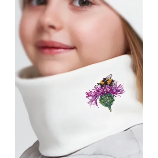 Kryželiu siuvinėjimo rinkinys "Bitė ant gėlės" S1608