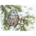 Cross stitch kit "Little Owl" 20x15 cm SANS-73