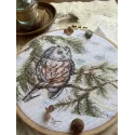 Cross stitch kit "Little Owl" 20x15 cm SANS-73