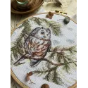 Cross stitch kit "Little Owl" 20x15 cm SANS-73