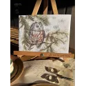 Cross stitch kit "Little Owl" 20x15 cm SANS-73